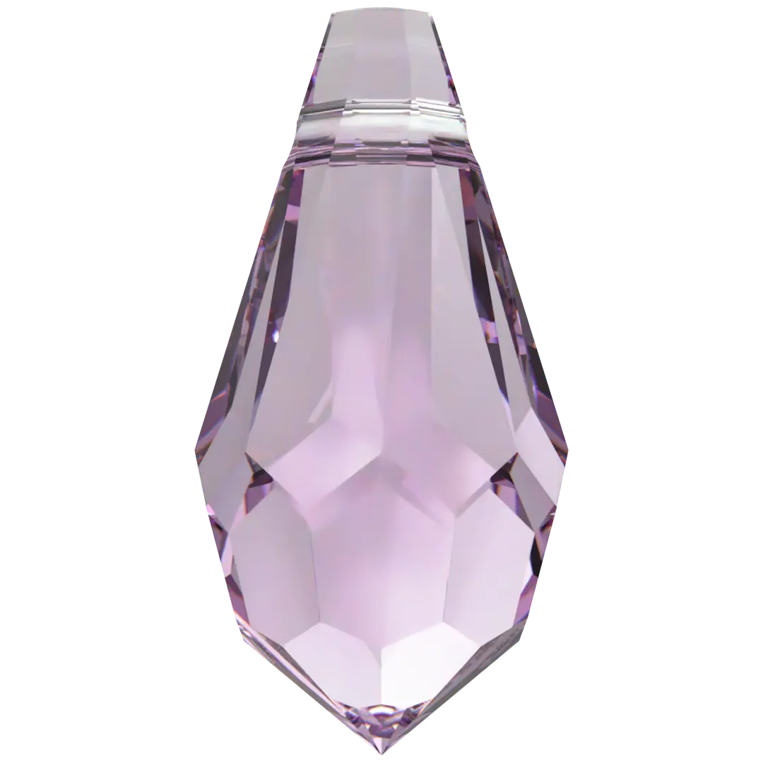 Serinity Pendants Teardrop (6000) Light Amethyst - Bluestreak Crystals