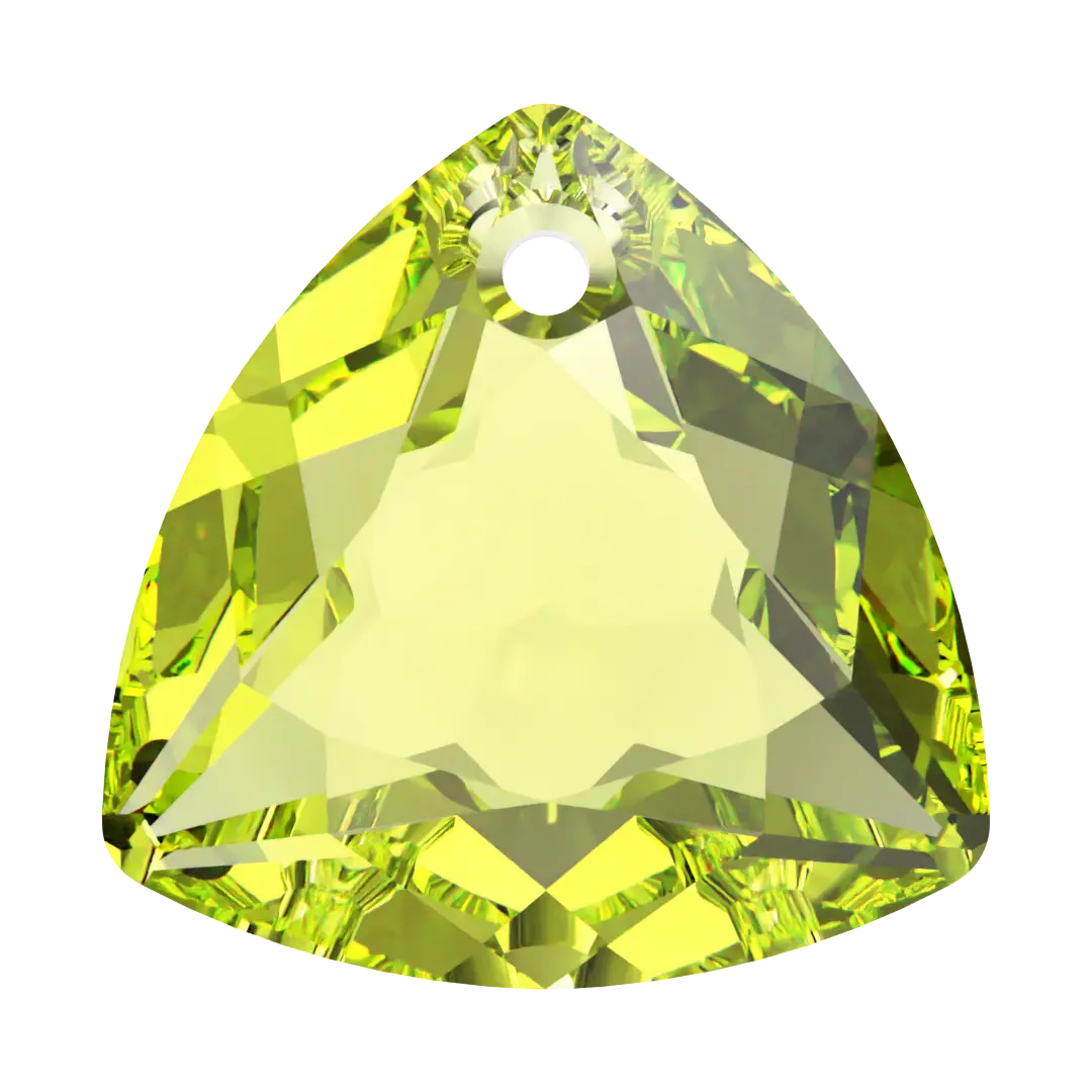 Serinity Pendants Trilliant Cut (6434) Citrus Green - Bluestreak Crystals
