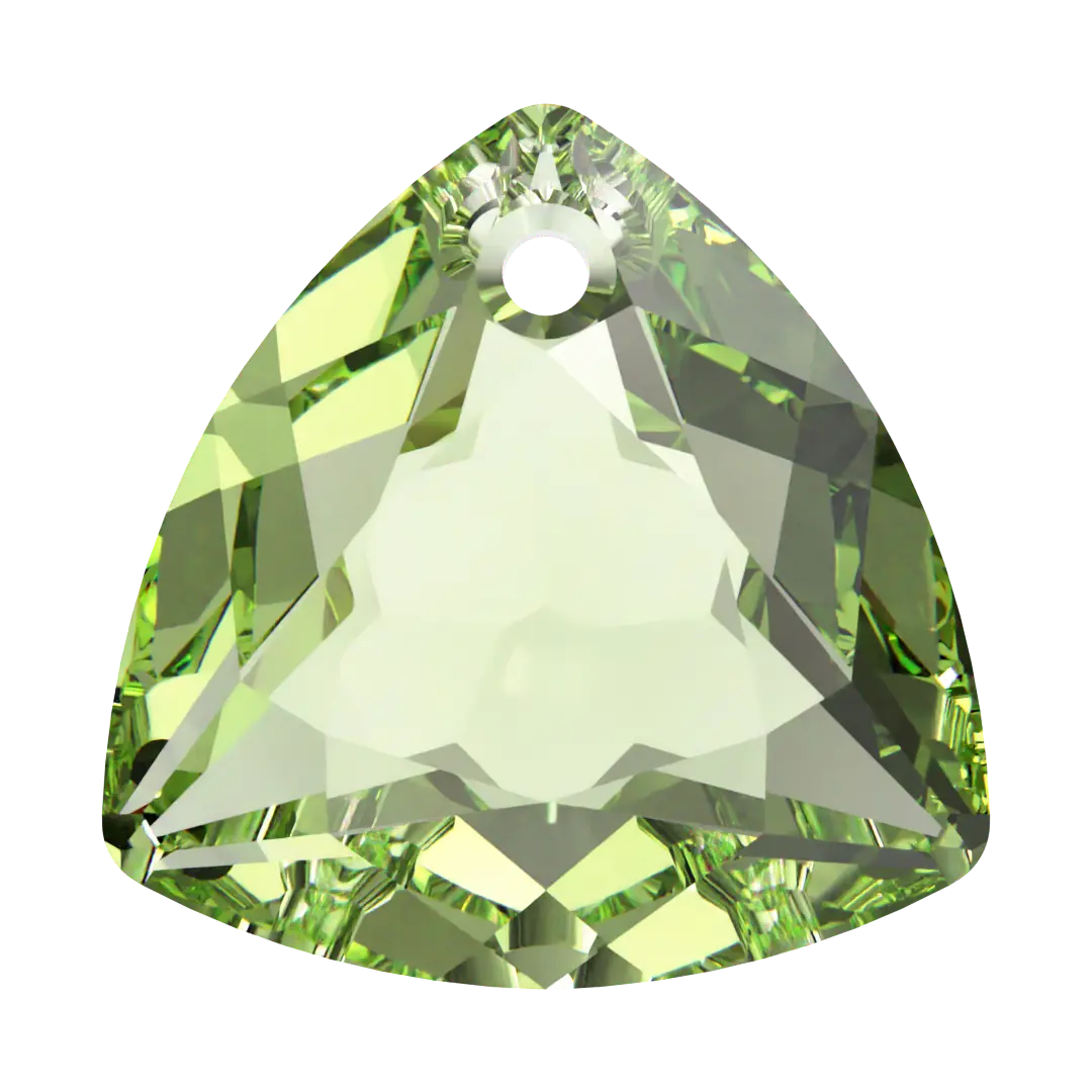 Serinity Pendants Trilliant Cut (6434) Peridot - Bluestreak Crystals