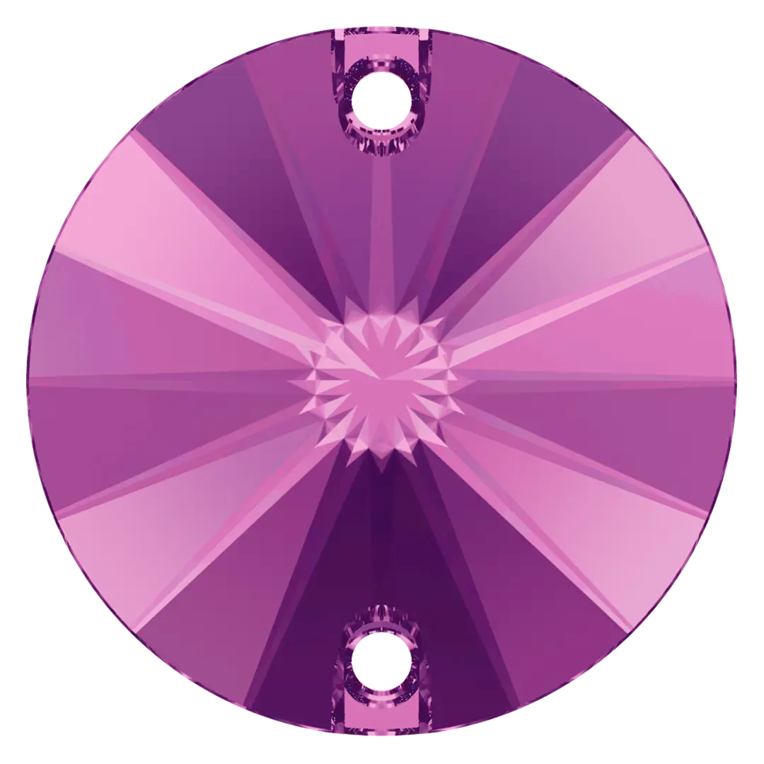 Serinity Sew On Crystals Rivoli (3200) Amethyst - Bluestreak Crystals