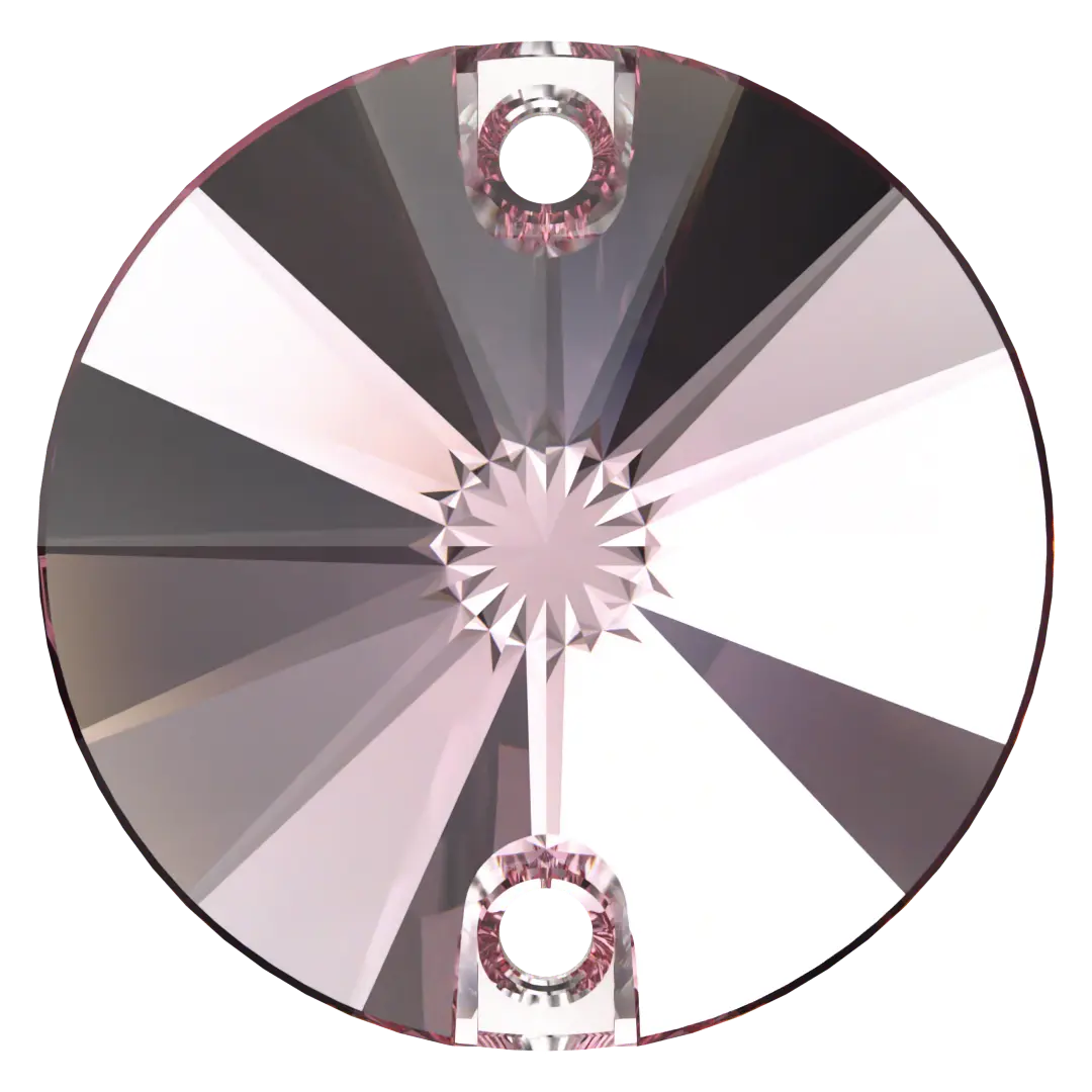 Serinity Sew On Crystals Rivoli (3200) Light Rose - Bluestreak Crystals