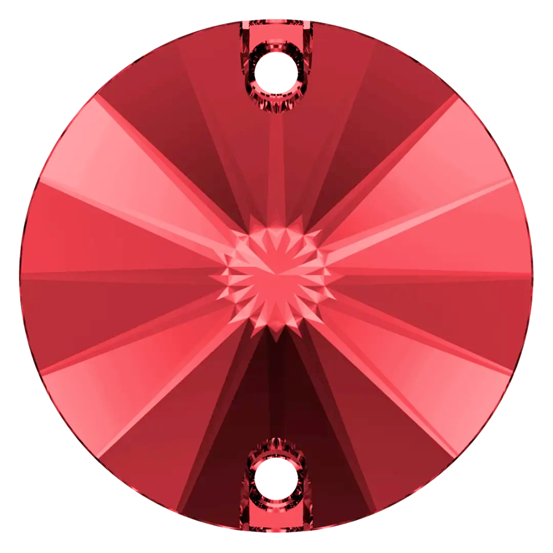 Serinity Sew On Crystals Rivoli (3200) Scarlet - Bluestreak Crystals