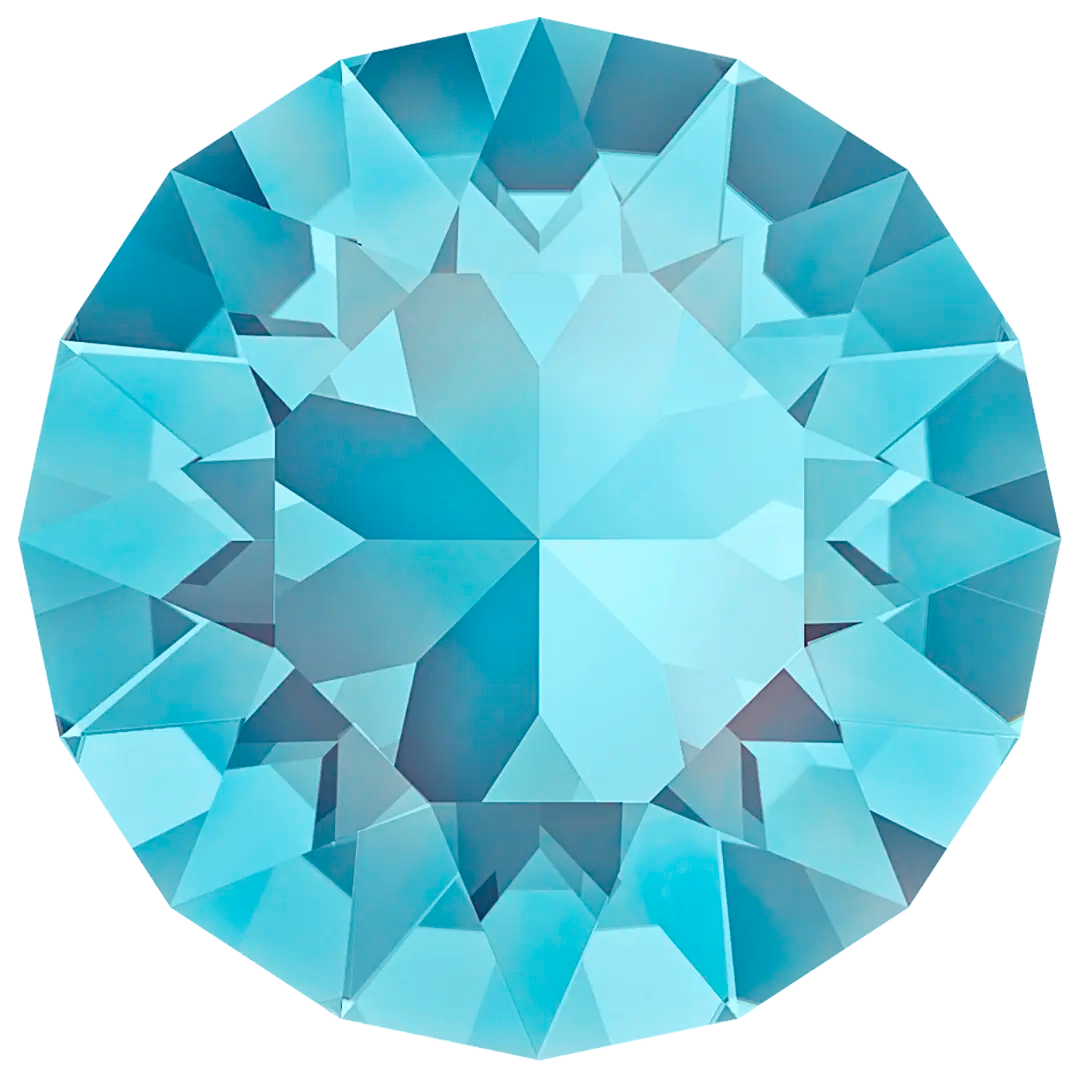 Serinity Chatons Round Stones (1028 & 1088) Aquamarine - Bluestreak Crystals