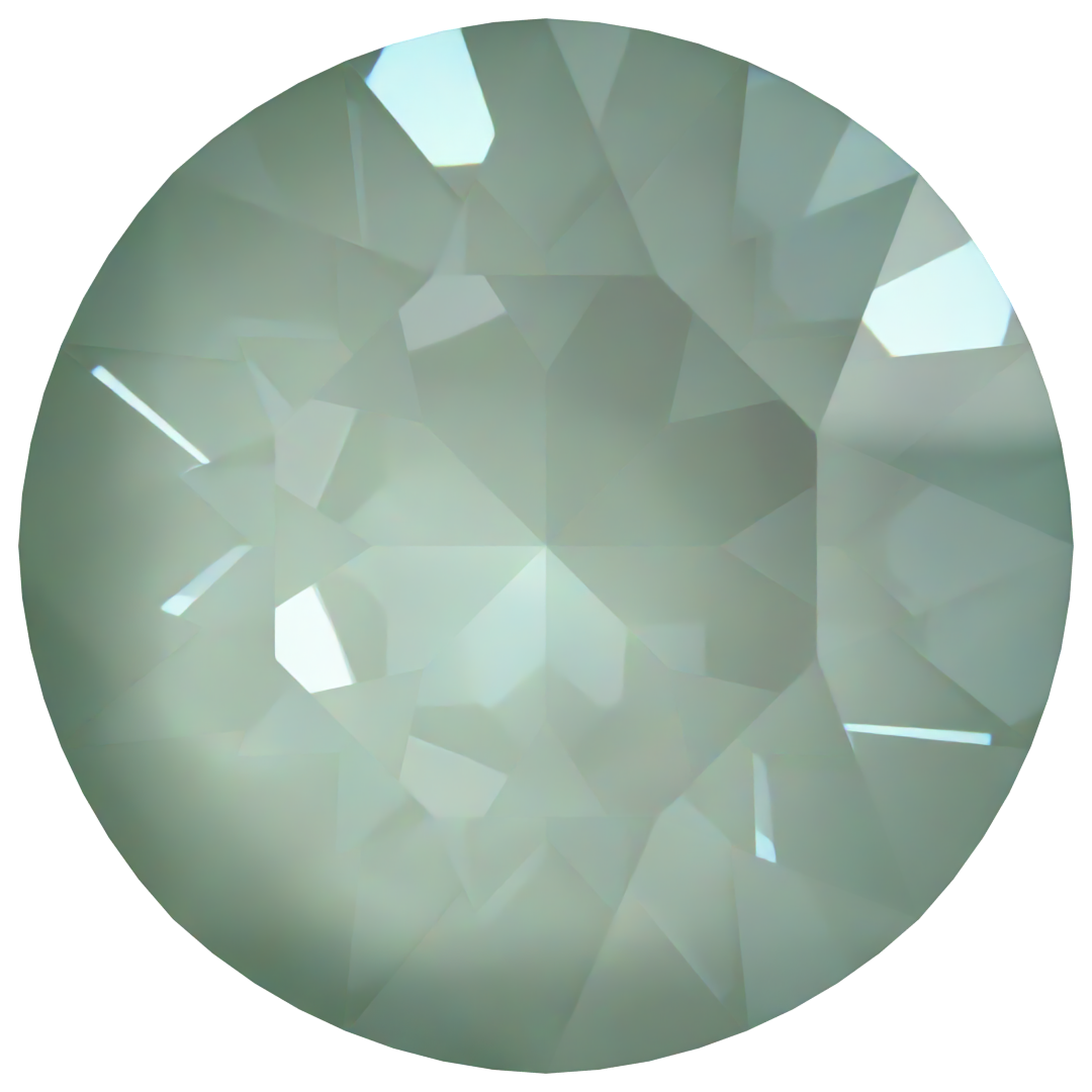 Swarovski Chatons Round Stones (1028 & 1088) Crystal Agave Ignite UNFOILED - Bluestreak Crystals