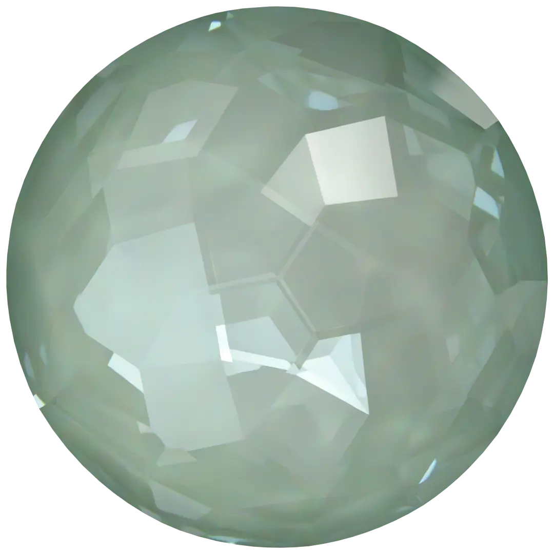 Swarovski Chatons Round Stones Fantasy (1383) Crystal Agave Ignite UNFOILED - Bluestreak Crystals