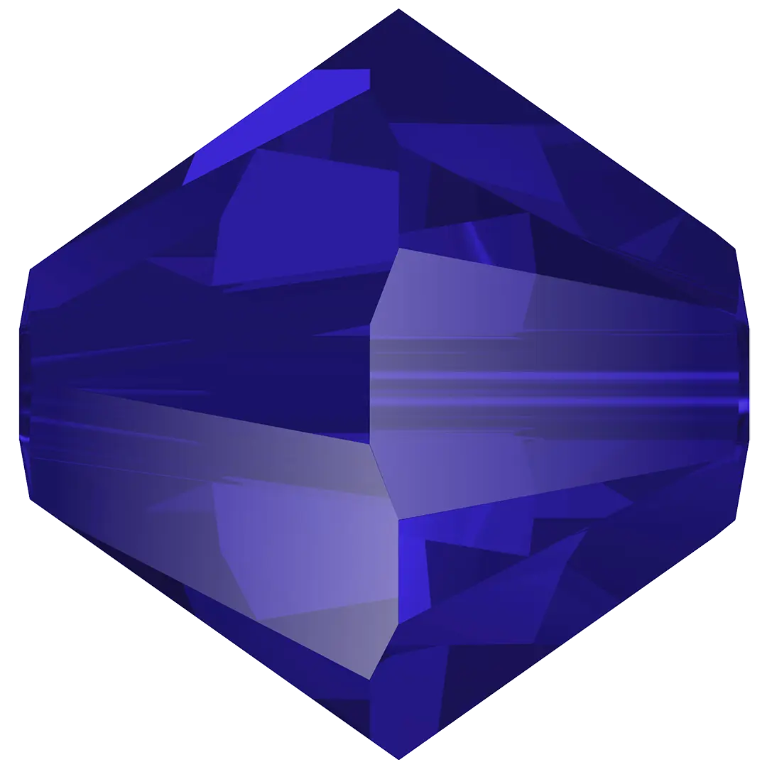 Swarovski Crystal Beads Bicone (5328) Majestic Blue - Bluestreak Crystals