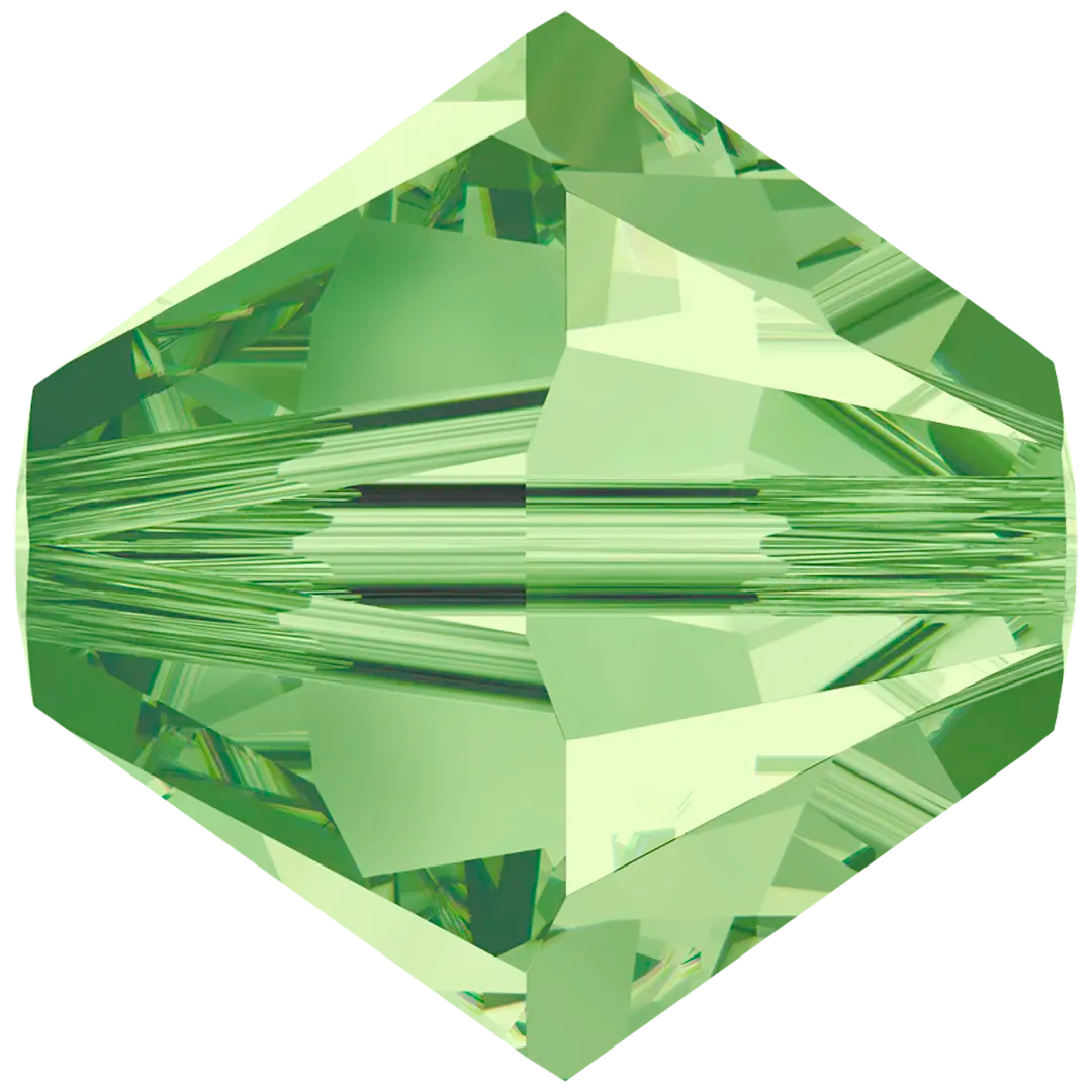 Swarovski Crystal Beads Bicone (5328) Peridot - Bluestreak Crystals