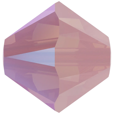 Swarovski Crystal Beads Bicone (5328) Rose Water Opal Shimmer - Bluestreak Crystals