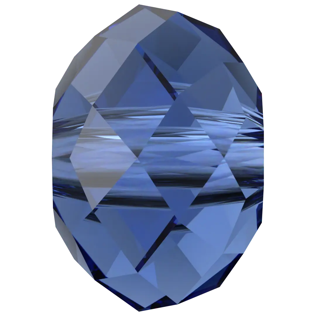 Swarovski Crystal Beads Briolette (5040) Recreated Dark Sapphire - Bluestreak Crystals