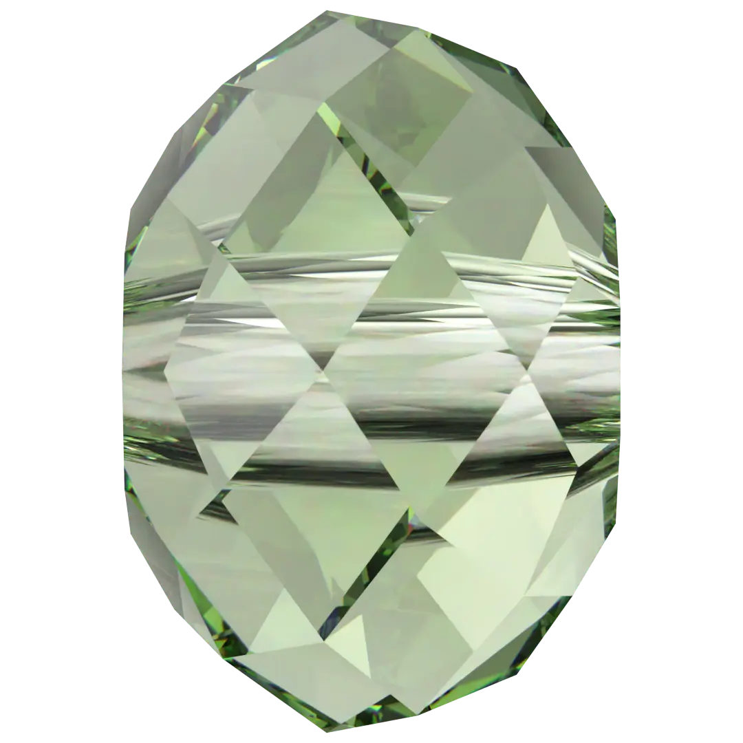 Swarovski Crystal Beads Briolette (5040) Recreated Peridot - Bluestreak Crystals