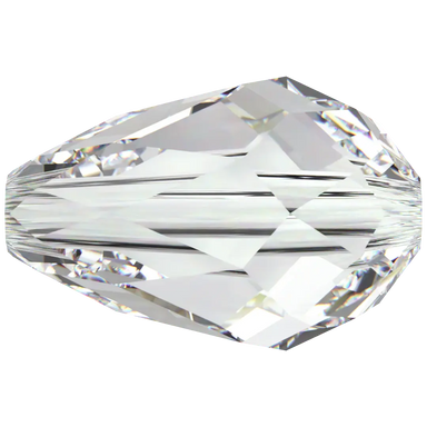 Swarovski Crystal Beads Drop (5500) Crystal - Bluestreak Crystals