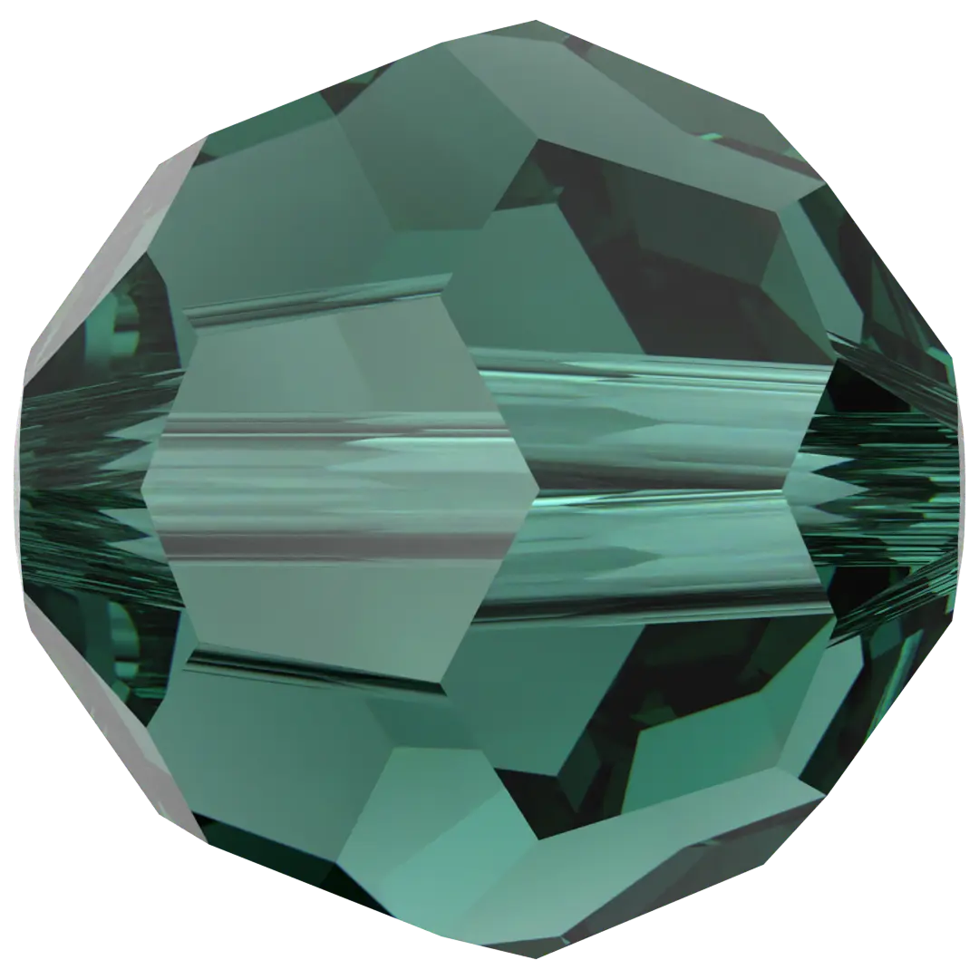 Swarovski Crystal Beads Round (5000) Emerald - Bluestreak Crystals