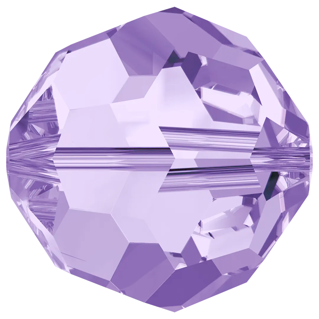 Swarovski Crystal Beads Round (5000) Tanzanite - Bluestreak Crystals