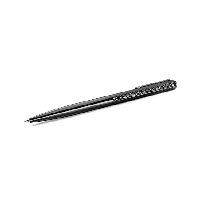 Swarovski Crystal Shimmer Ballpoint Pen Black Lacquered - Bluestreak Crystals