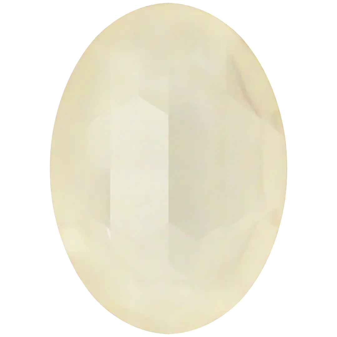 Swarovski Fancy Stones Big Oval (4127) Crystal Linen Ignite UNFOILED - Bluestreak Crystals