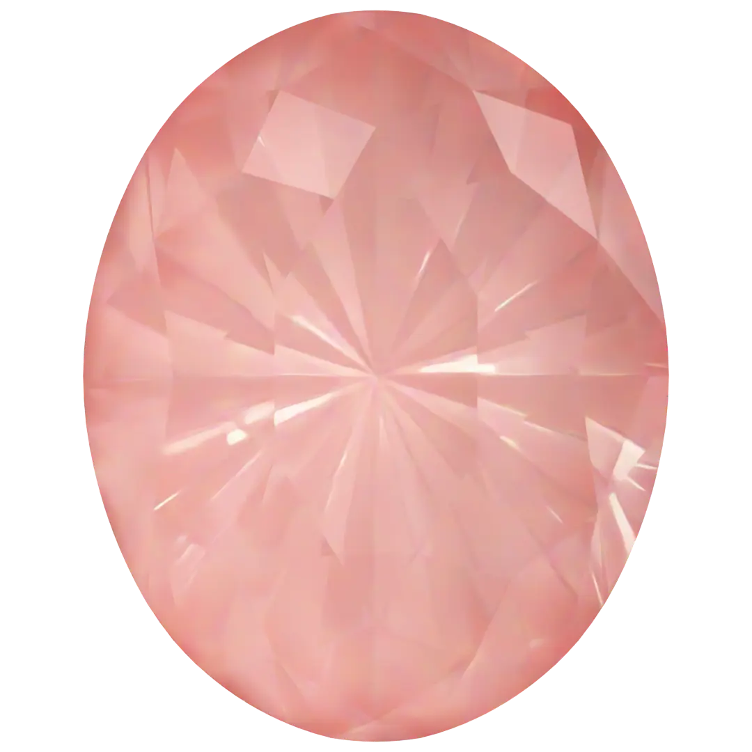 Swarovski Fancy Stones Mystic Oval (4160) Crystal Flamingo Ignite UNFOILED - Bluestreak Crystals