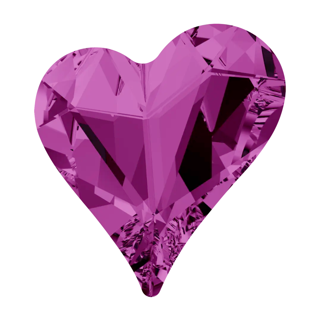 Swarovski Fancy Stones Sweet Heart (4809) Amethyst - Bluestreak Crystals