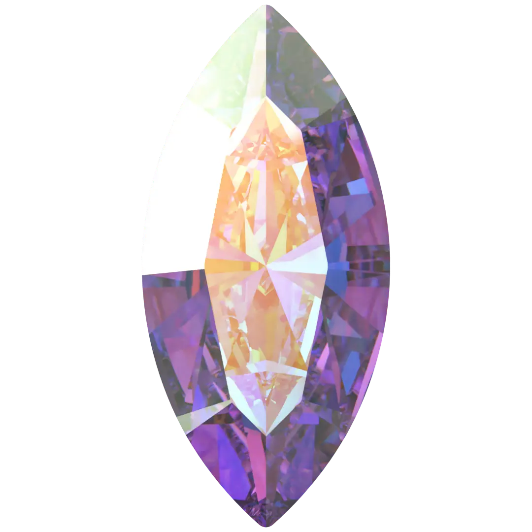 Swarovski Fancy Stones Xilion Navette (4228) Crystal AB - Bluestreak Crystals