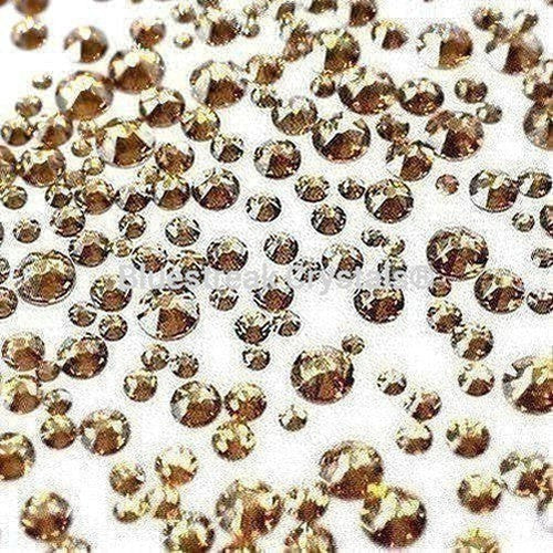Swarovski Flat Back Crystals Non Hotfix (2000, 2058 & 2088) Crystal Golden Shadow - Bluestreak Crystals