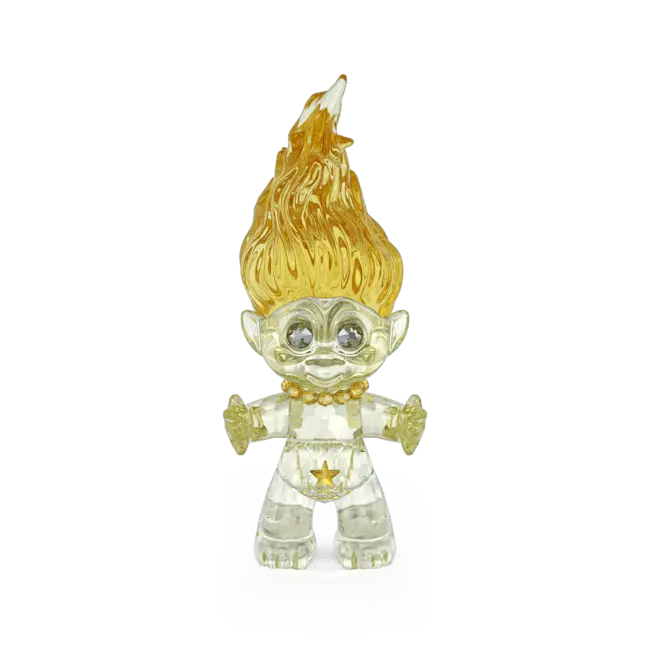 Swarovski Good Luck Troll Yellow - Bluestreak Crystals