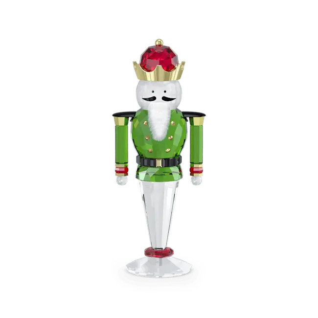 Swarovski Holiday Cheers Nutcracker Large Green - Bluestreak Crystals