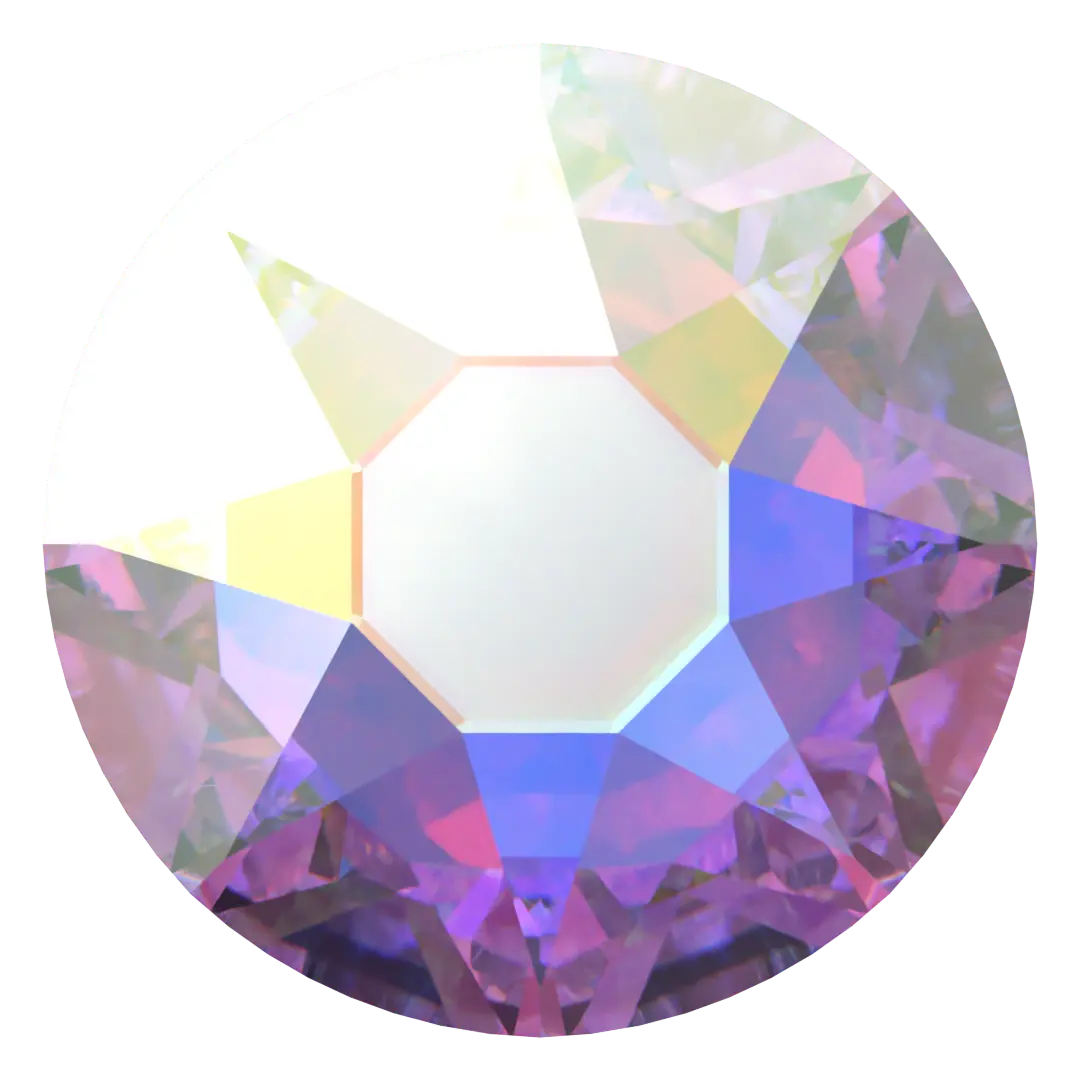 Serinity Flat Back Crystals Non Hotfix (2000, 2058 & 2088) Crystal AB - Bluestreak Crystals