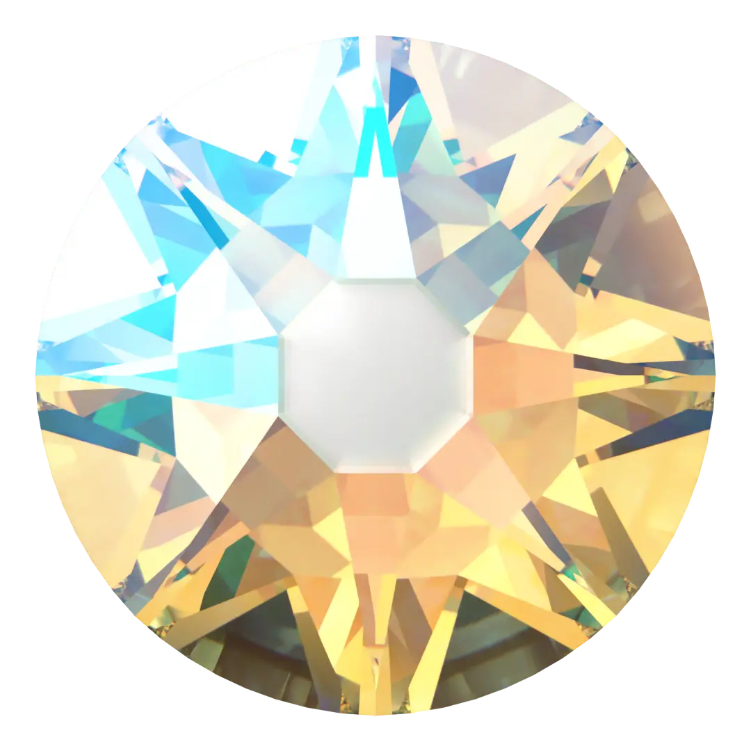 Swarovski Flat Back Crystals Non Hotfix (2000, 2058 & 2088) Crystal Shimmer - Bluestreak Crystals