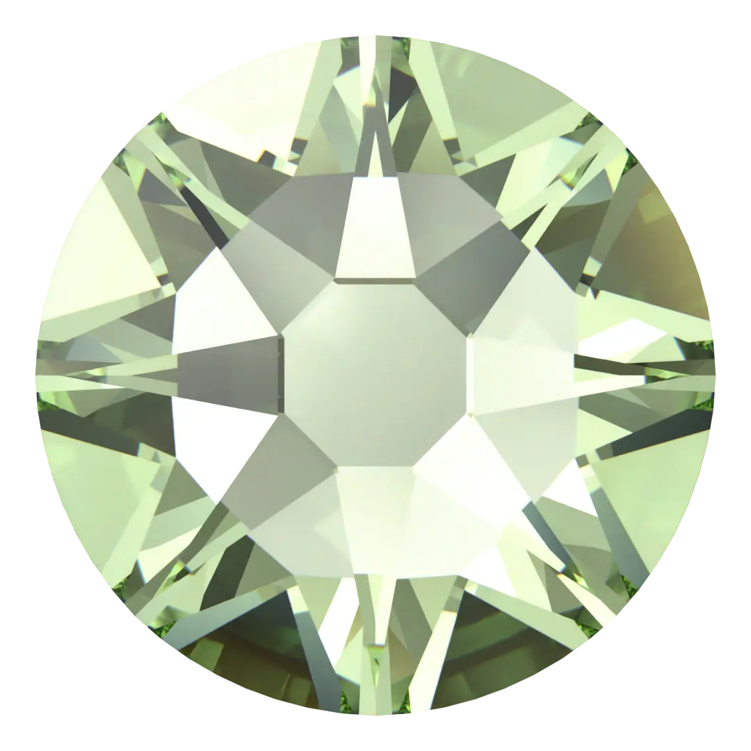 Swarovski Flat Back Crystals Non Hotfix (2000, 2058 & 2088) Peridot - Bluestreak Crystals
