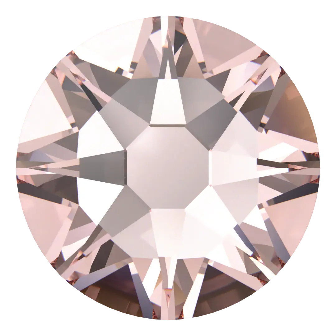 Swarovski Flat Back Crystals Non Hotfix (2000, 2058 & 2088) Vintage Rose - Bluestreak Crystals
