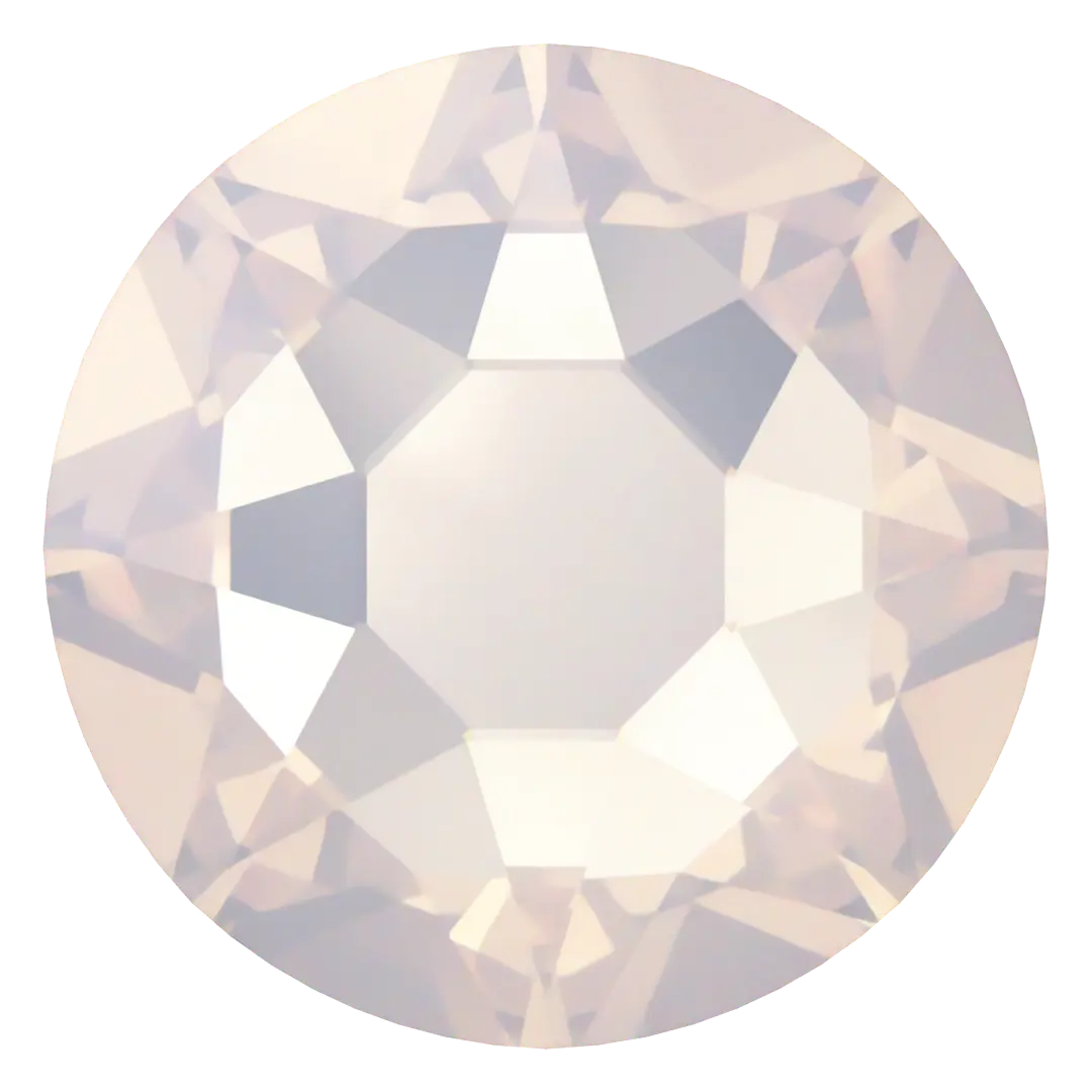 Serinity Flat Back Crystals Non Hotfix (2000, 2058 & 2088) White Opal - Bluestreak Crystals