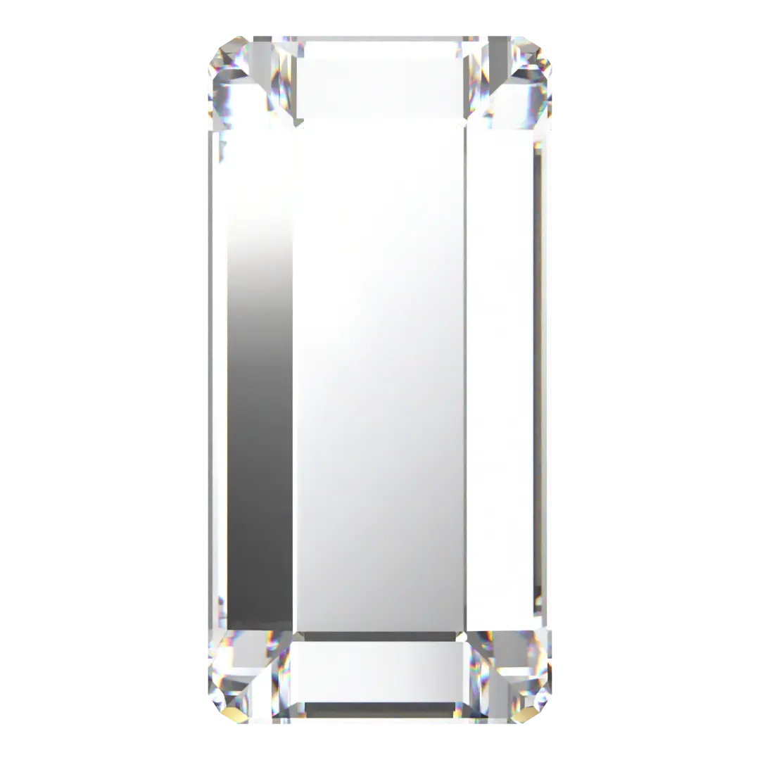 Swarovski Flat Back Crystals Non Hotfix Baguette (2510) Crystal - Bluestreak Crystals