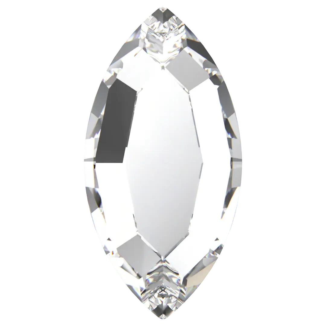 Serinity Flat Back Crystals Non Hotfix Navette (2200) Crystal - Bluestreak Crystals