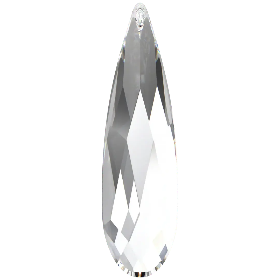 Swarovski Flat Back Crystals Non Hotfix Raindrop (2304) Crystal - Bluestreak Crystals
