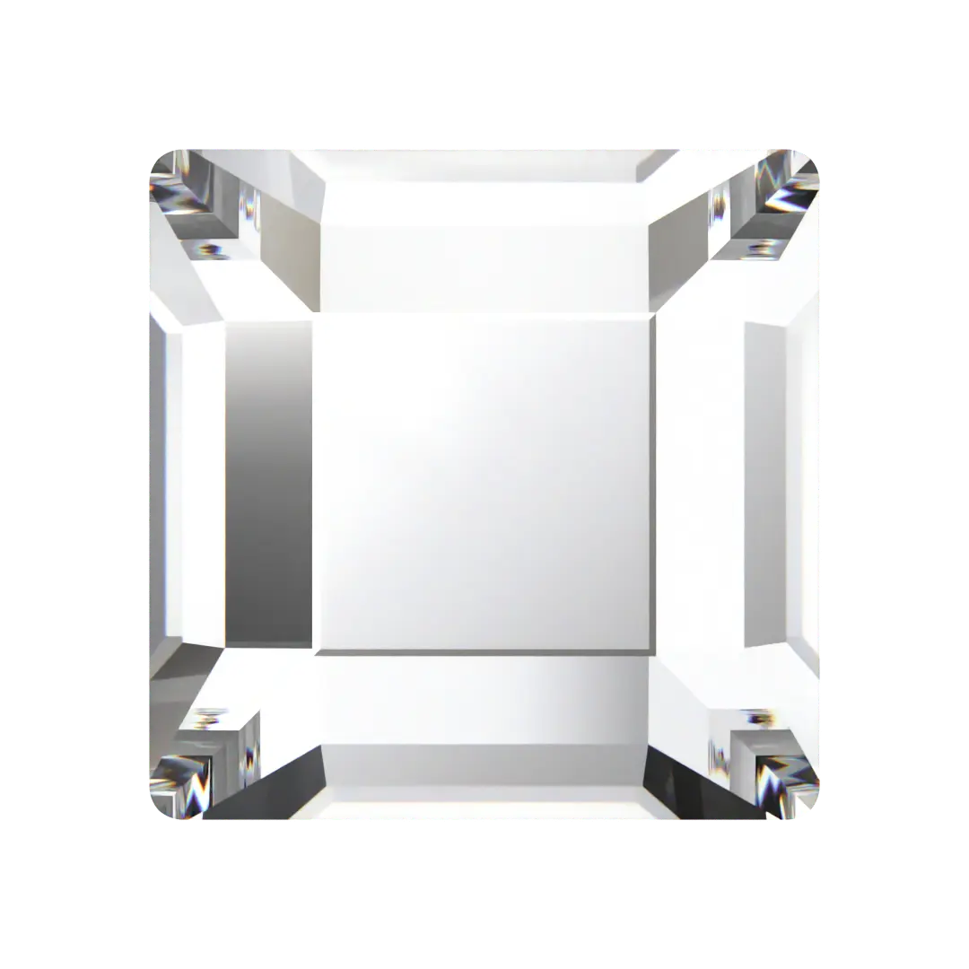 Swarovski Flat Back Crystals Non Hotfix Square (2400) Crystal - Bluestreak Crystals