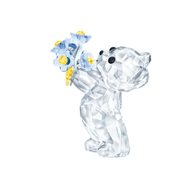 Swarovski Kris Bear Forget-me-not - Bluestreak Crystals