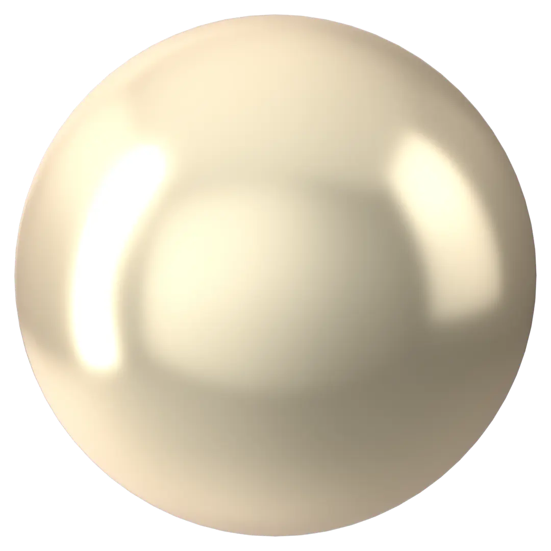 Swarovski Pearls Cabochon (5817) Crystal Cream - Bluestreak Crystals