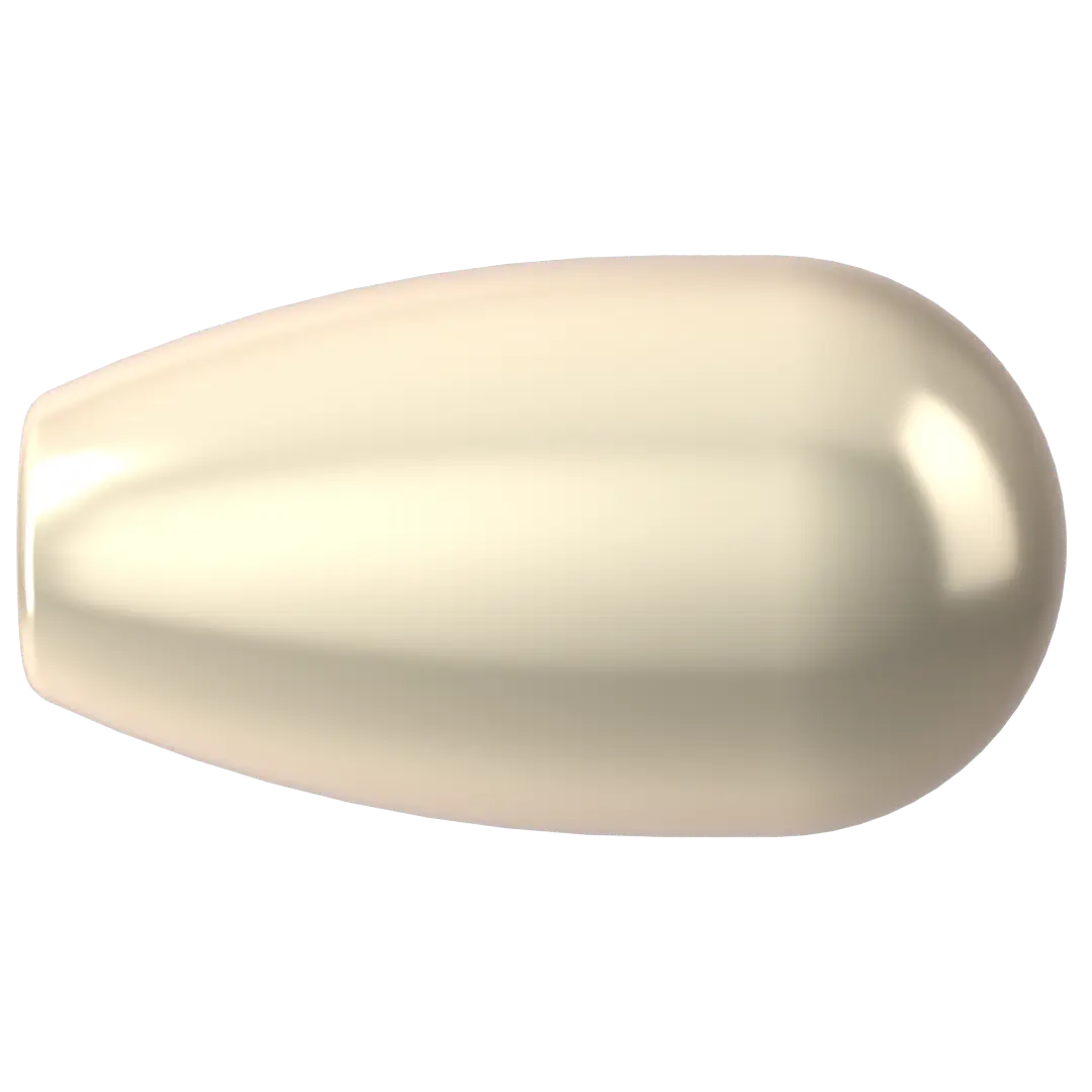 Swarovski Pearls Drop Half Drilled (5816) Crystal Creamrose Light - Bluestreak Crystals