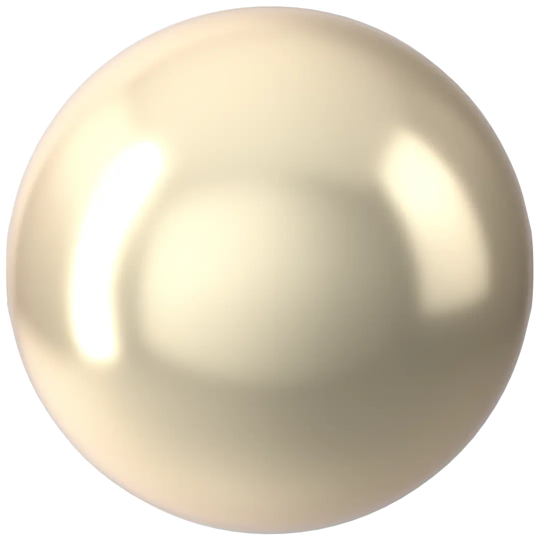 Swarovski Pearls Round (5810) Crystal Cream - Bluestreak Crystals