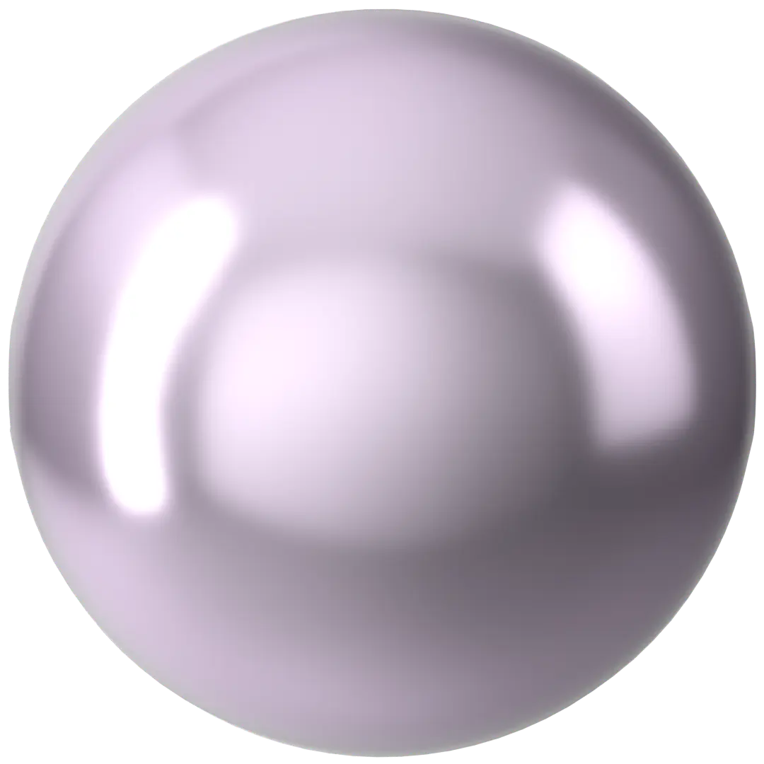 Swarovski Pearls Round (5810) Crystal Lavender - Bluestreak Crystals
