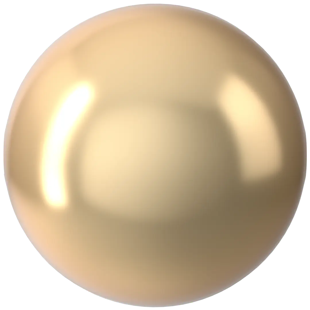 Swarovski Pearls Round (5810) Crystal Light Gold - Bluestreak Crystals
