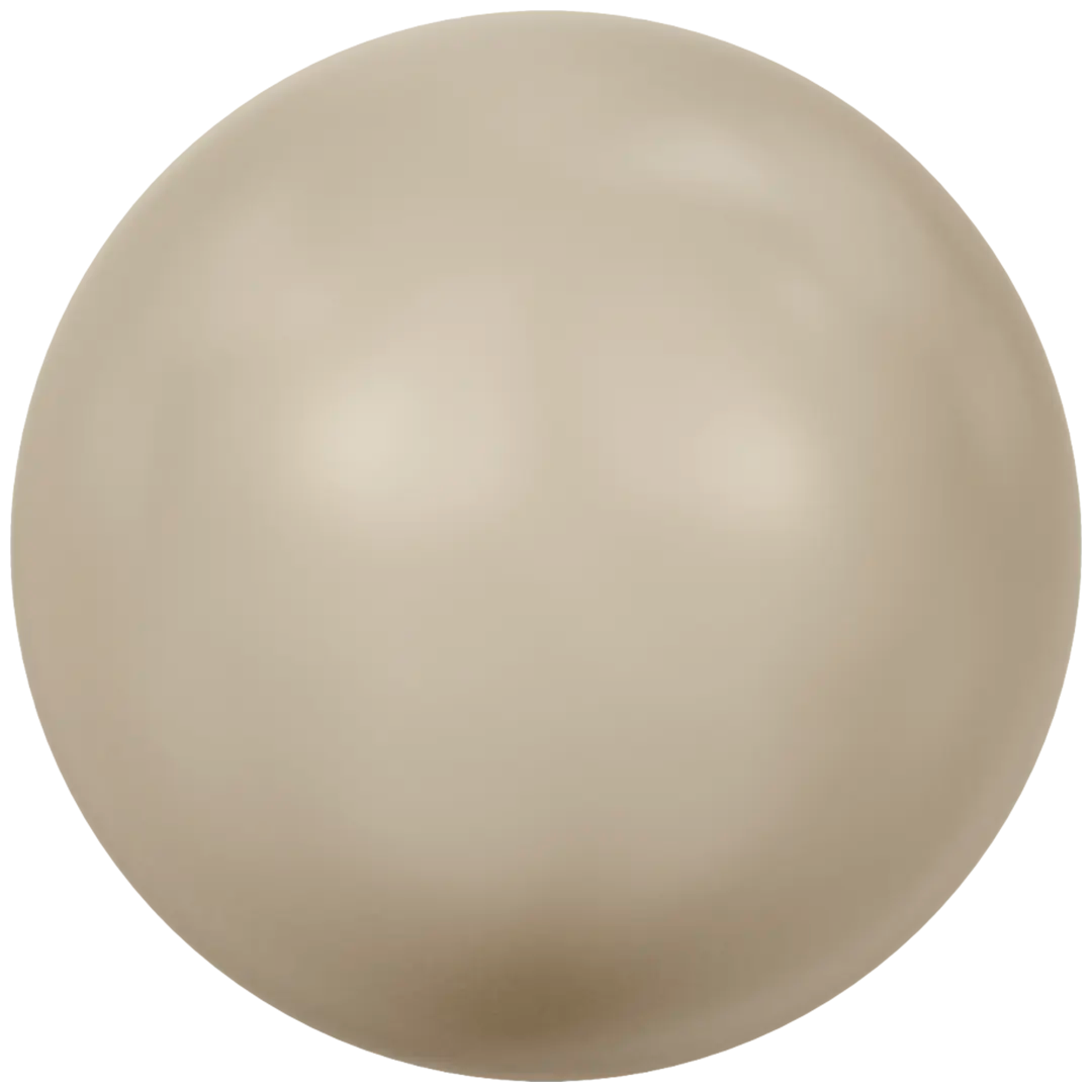 Swarovski Pearls Round (5810) Crystal Platinum - Bluestreak Crystals