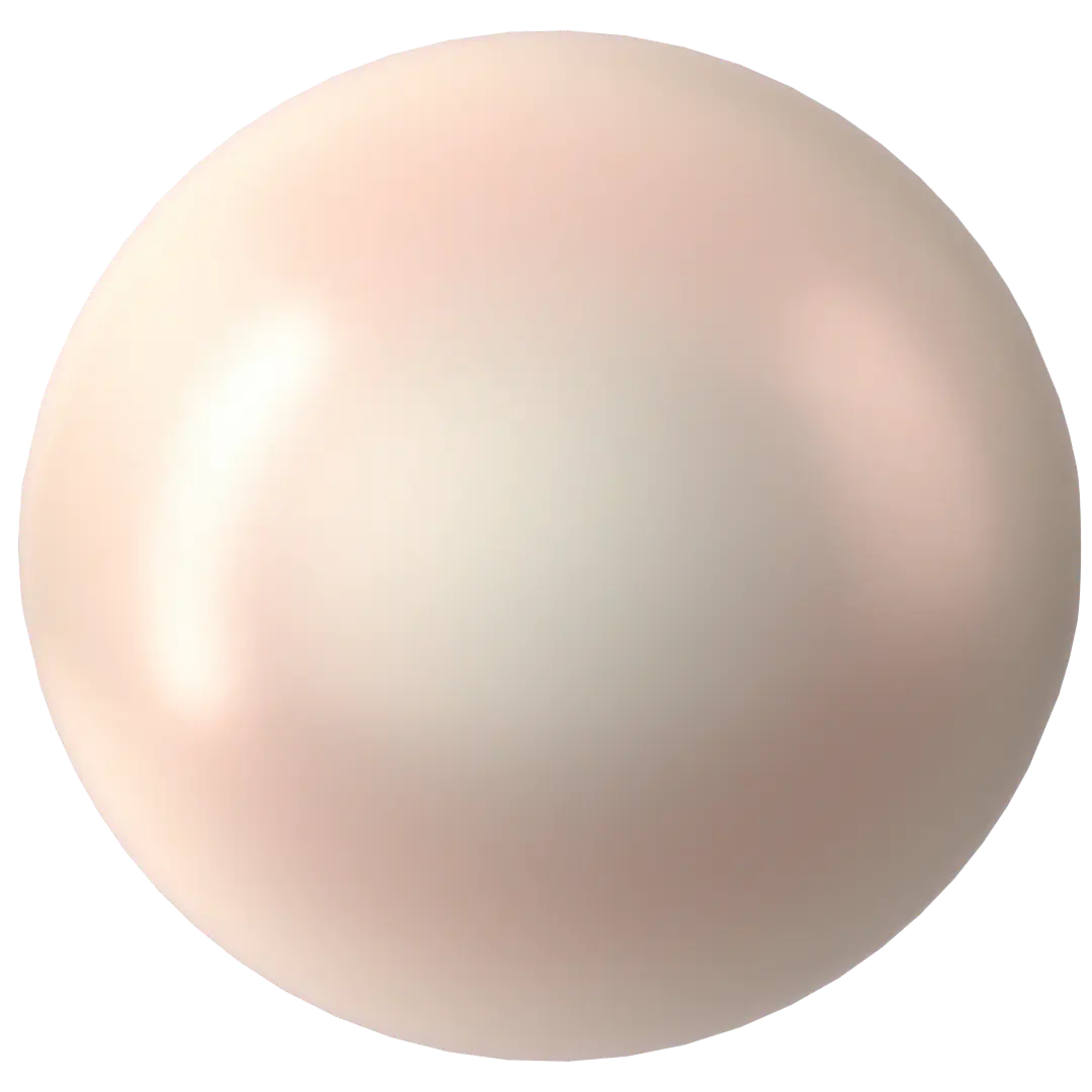 Swarovski Pearls Round Half Drilled (5818) Crystal Pearlescent White - Bluestreak Crystals