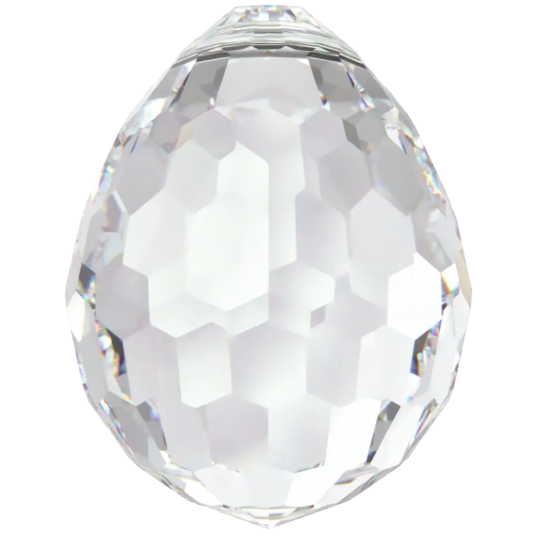 Swarovski Pendants Oval Disco (6002) Crystal - Bluestreak Crystals