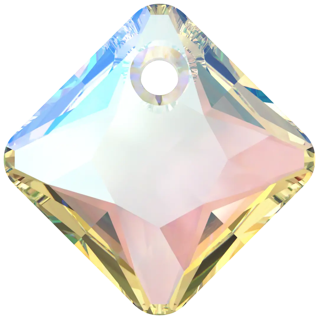 Swarovski Pendants Princess Cut (6431) Crystal Shimmer - Bluestreak Crystals