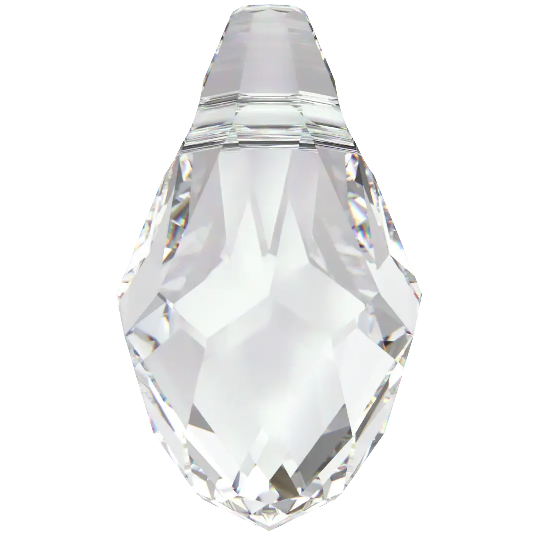 Swarovski Pendants Small Briolette (6007) Crystal - Bluestreak Crystals