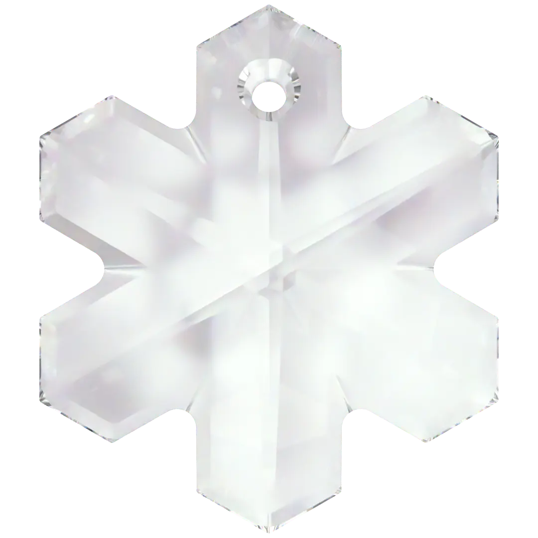 Swarovski Pendants Snowflake (6704) Crystal - Bluestreak Crystals