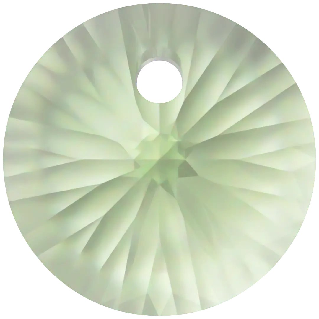 Swarovski Pendants Xilion Round (6428) Recreated Peridot - Bluestreak Crystals