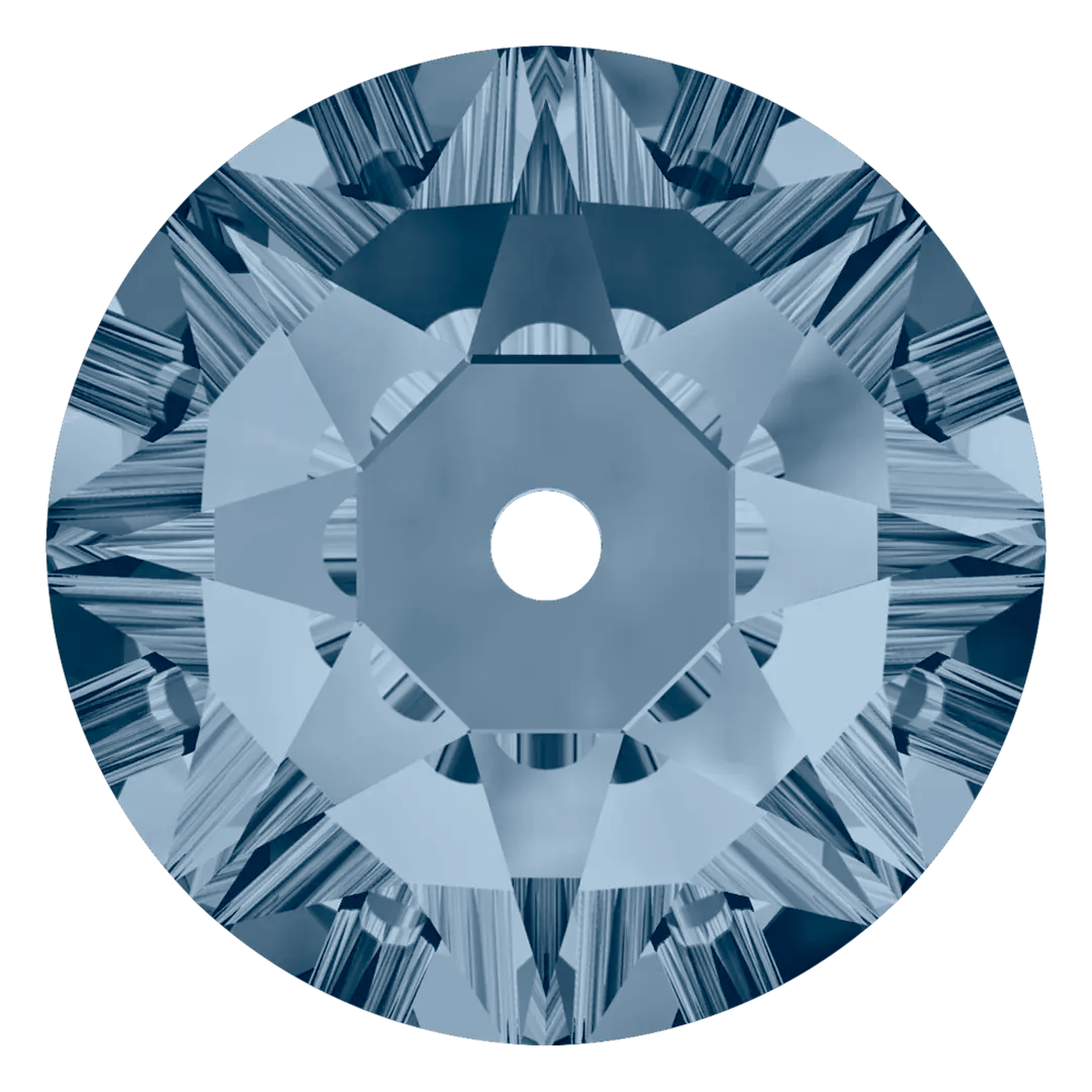 Swarovski Sew On Crystals Xirius Lochrose (3188) Denim Blue - Bluestreak Crystals