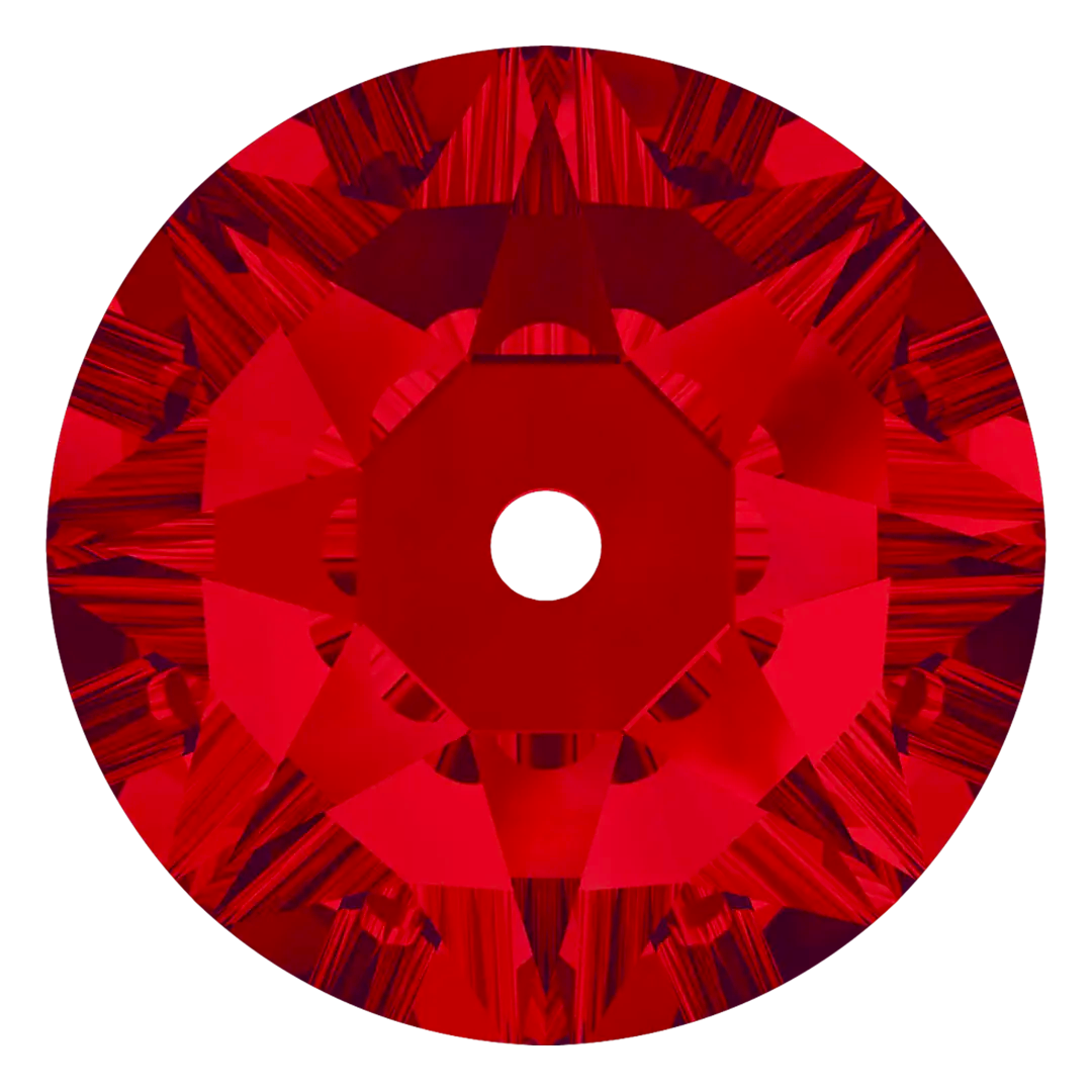 Serinity Sew On Crystals Round Lochrose (3188) Light Siam - Bluestreak Crystals