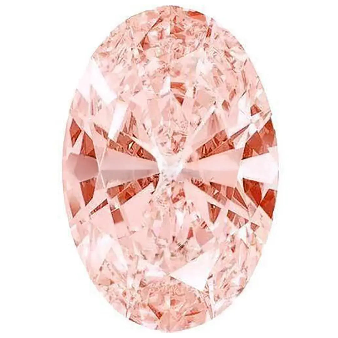 Swarovski Zirconia Oval Pure Brilliance Cut Fancy Morganite